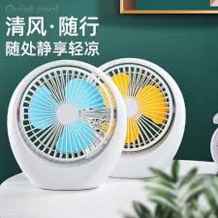 6 Inch Mini USB Rechargeable Fan Portable Silent Electric Office Fan