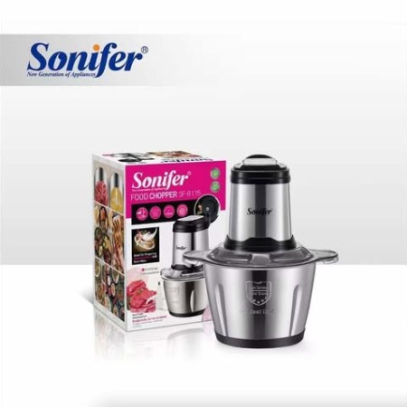 Sonifer SF-8115 wholesale home use small 1.8l stainless steel bowl mini electric 400w food chopper